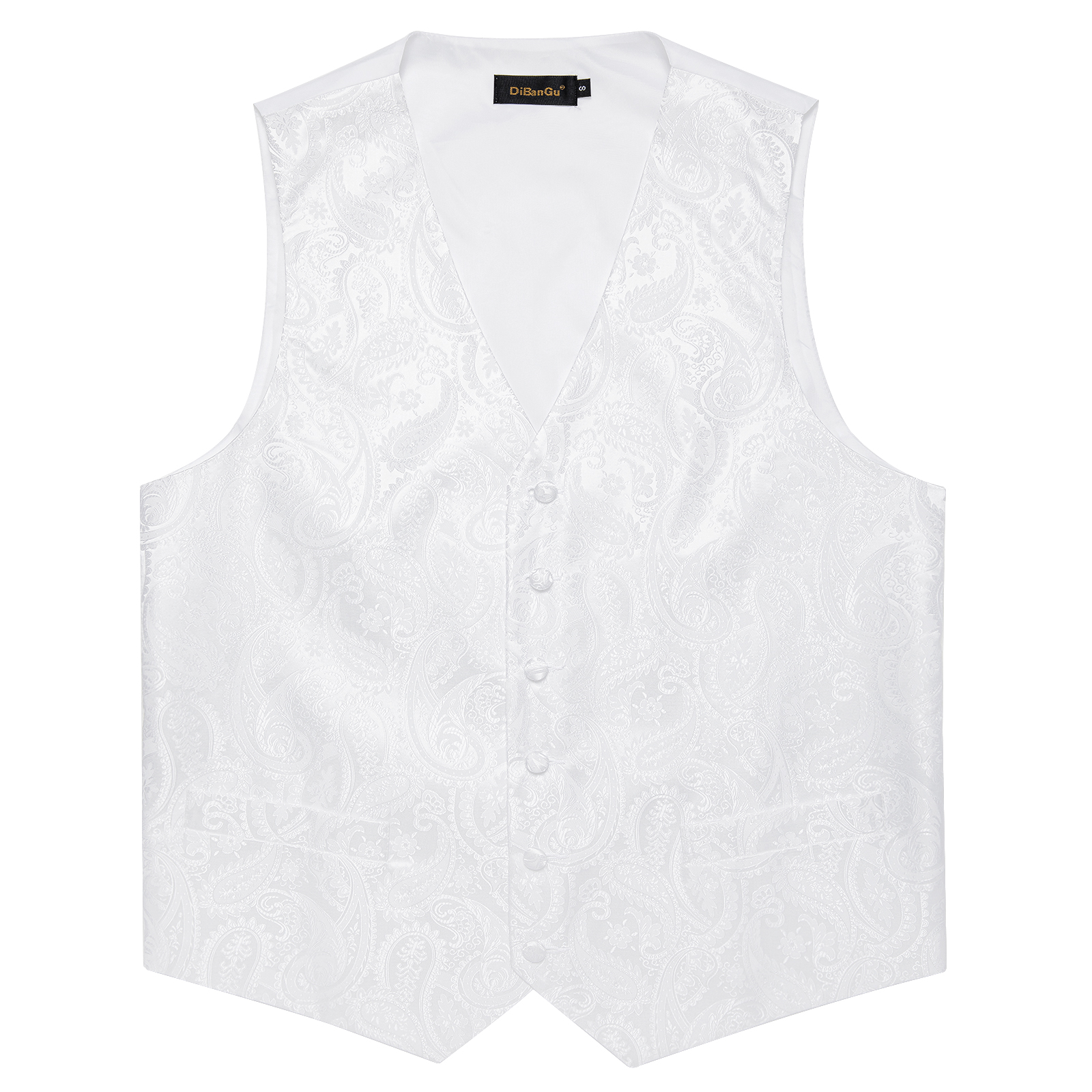 Pure White Wedding Vest for Ma - مراجعة Men Formal Wear Vest وسعره