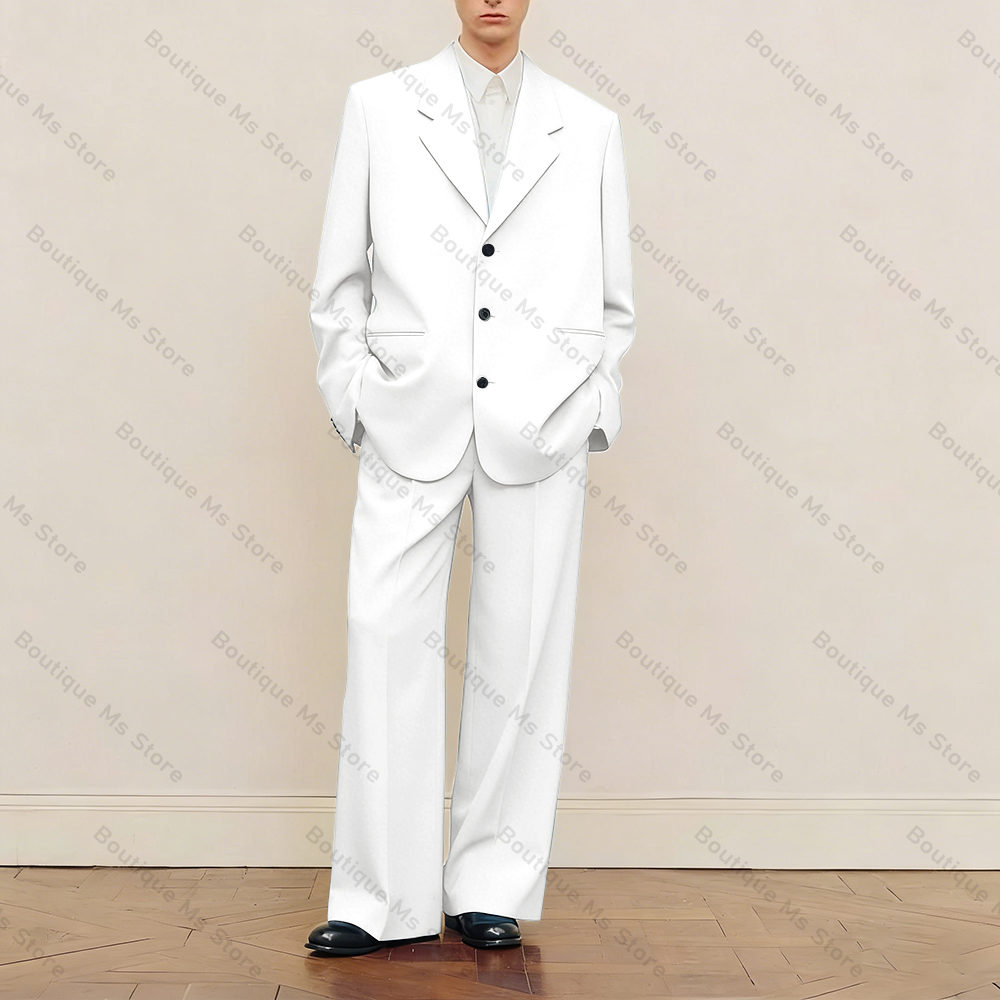 Men's Black Oversized Suit Set - مراجعة Formal Men Party Wear Jacket وسعره