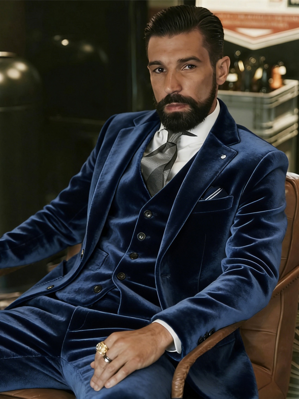 Men's Velvet Suits 3 Pieces Da - مراجعة Men'S Formal Wear In Wedding وسعره