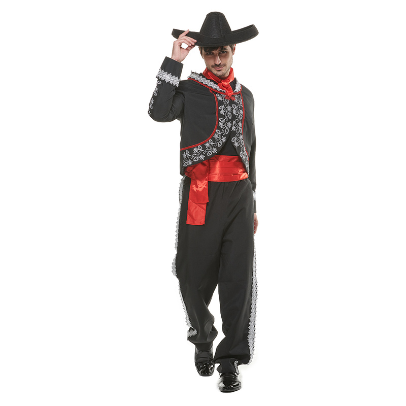 Men Mariachi Black Senor Hallo - مراجعة Men'S Formal Wear Belt وسعره