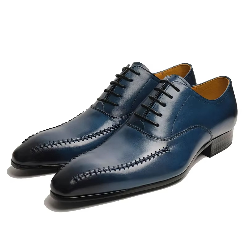 High-end luxury Men's Genuine  - مراجعة Men Formal Wear Design وسعره