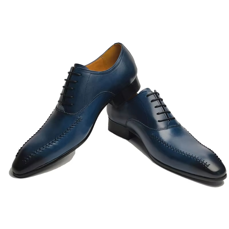 High-end luxury Men's Genuine  - مراجعة Men Formal Wear Design وسعره