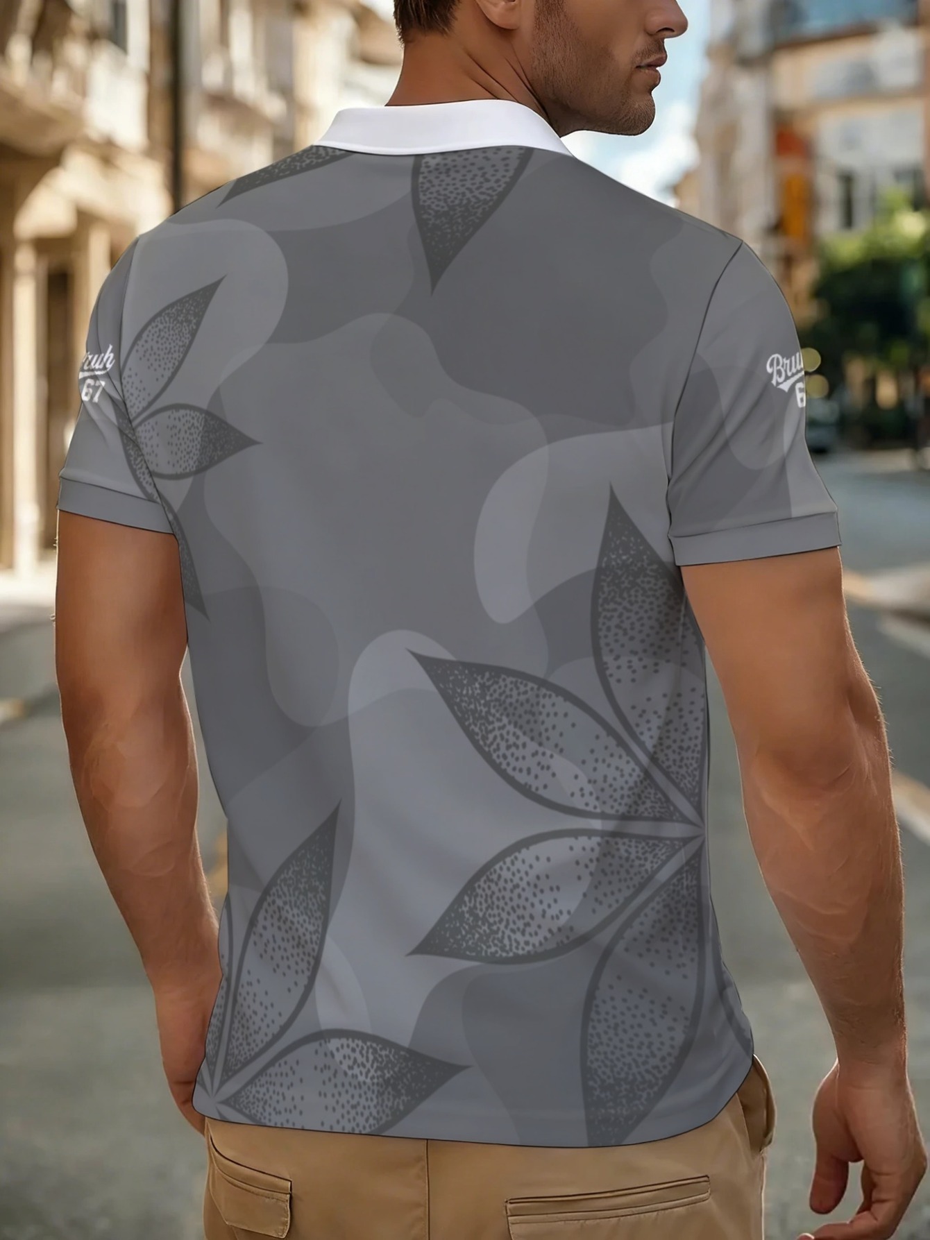 Men's Gray Polyester Shirt,Ado - مراجعة Men Formal Wear Design وسعره