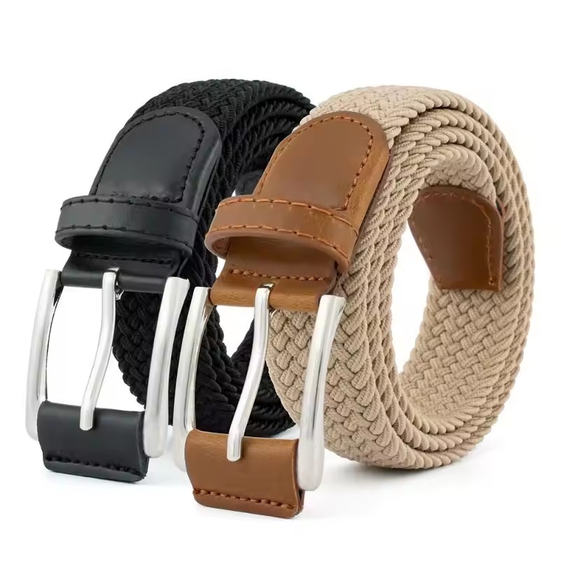 1Pcs New Luxury Men's Elastic  - مراجعة Men'S Formal Wear Belt وسعره