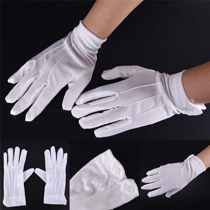 Fashion Design 1Pair White For - مراجعة Formal Wear Gloves Men وسعره