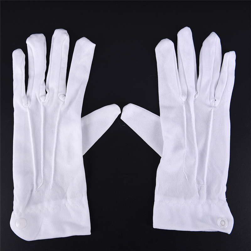 Fashion Design 1Pair White For - مراجعة Formal Wear Gloves Men وسعره