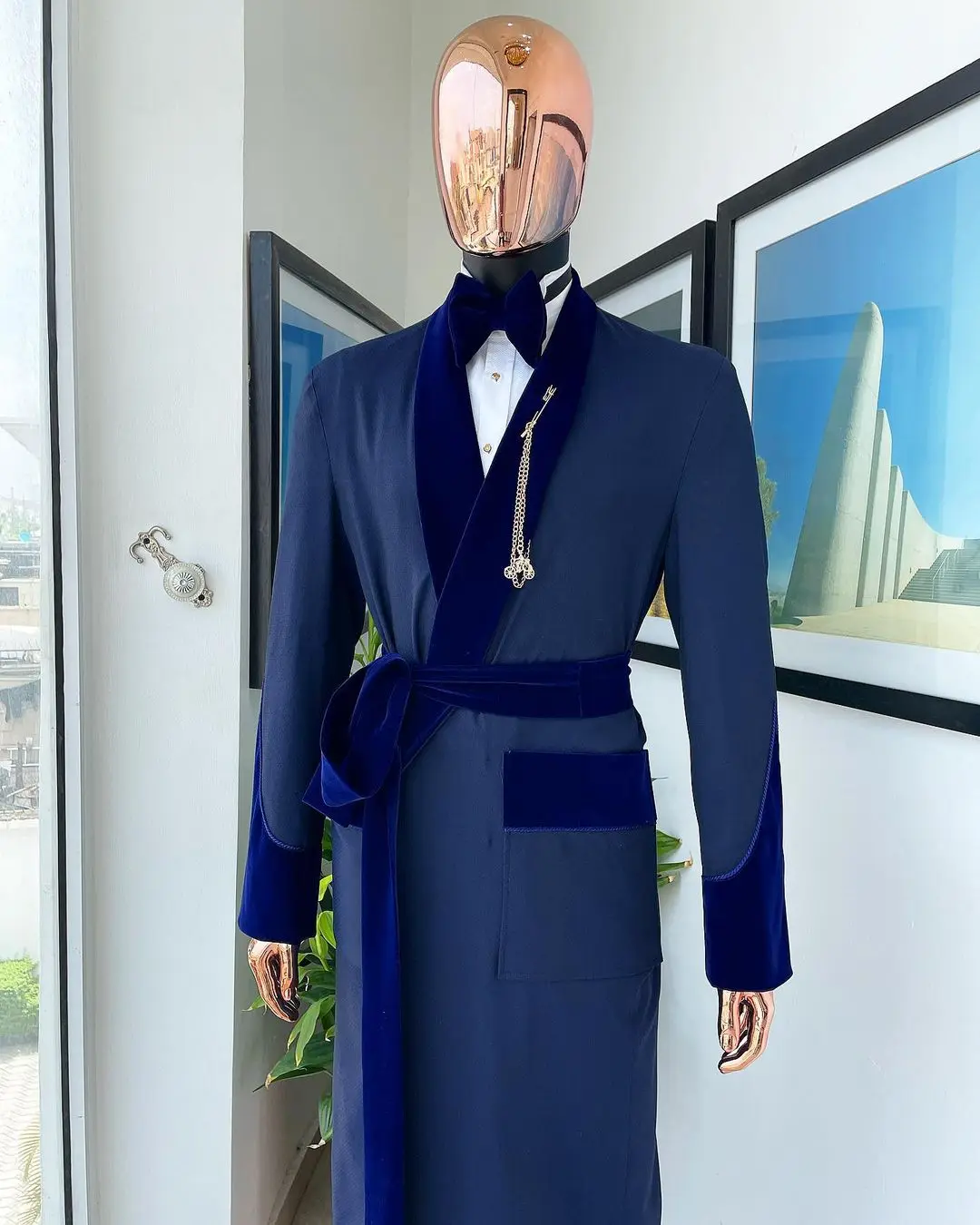 Tailor Made Royal Blue Men Sui - مراجعة Men'S Formal Wear Belt وسعره