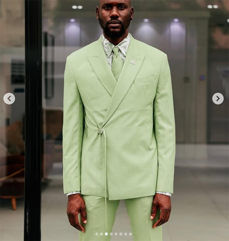 Light Green Men Suits Pants Se - مراجعة Men'S Formal Wear Belt وسعره